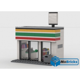 NOTICE DE MONTAGE NILLBRICKS LEGO MAGASIN SEVEN ELEVEN : NM00031