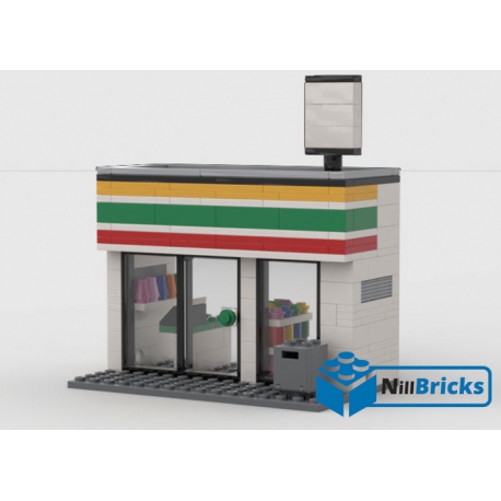 NOTICE DE MONTAGE NILLBRICKS LEGO MAGASIN SEVEN ELEVEN : NM00031
