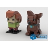 NOTICE DE MONTAGE NILLBRICKS SAMY & SCOOBY BRICKHEADZ : NM00035