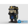 NOTICE DE MONTAGE NILLBRICKS CAPITAINE HADDOCK BRICKHEADZ : NM00058