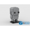 NOTICE DE MONTAGE NILLBRICKS BRICKHEADZ MONOCHROME 2 LIGHT BLUISH GRAY : NM00085