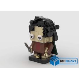 NOTICE DE MONTAGE NILLBRICKS LEGO BRICKHEADZ FRODON LOTR : NM00171