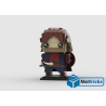 NOTICE DE MONTAGE NILLBRICKS LEGO BRICKHEADZ LOTR BOROMIR : NM00191