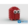 NOTICE DE MONTAGE NILLBRICKS LEGO FANTOME ROUGE PACMAN : NM00195