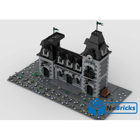 NOTICE DE MONTAGE NILLBRICKS LEGO STATION DE TRAIN HANTE : NM00215