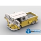 NOTICE DE MONTAGE NILLBRICKS LEGO COMBI VW DOUCLE CAB PICKUP JAUNE : NM00231