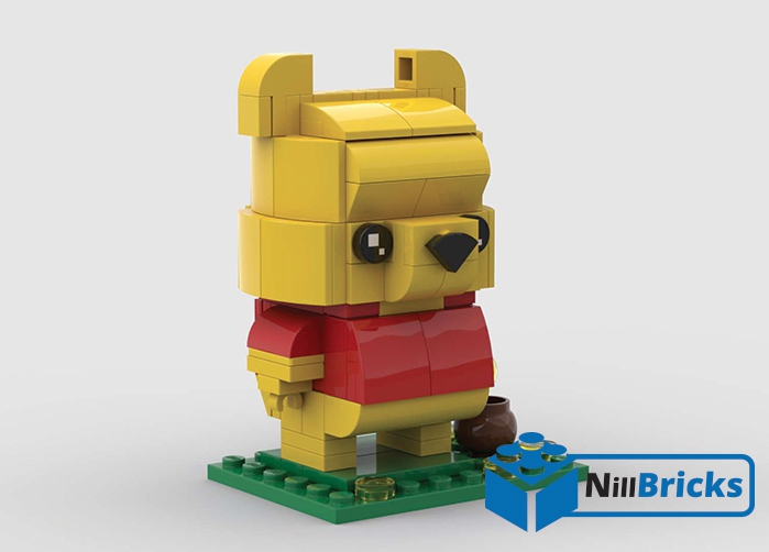 Tuto notice de montage d'une tête de goldorak façon brickheadz en lego 