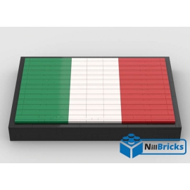 NOTICE DE MONTAGE NILLBRICKS LEGO DRAPEAU DE L'ITALIE : NM00265