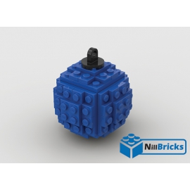 NOTICE DE MONTAGE NILLBRICKS LEGO BOULE DE NOEL TAILLE 1 : NM00296