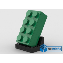 NOTICE DE MONTAGE NILLBRICKS LEGO BRIQUE 4X2 VERTE : NM00304