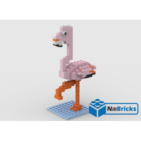 NOTICE DE MONTAGE NILLBRICKS LEGO LE FLAMANT ROSE : NM00307