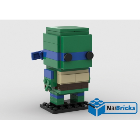 NOTICE DE MONTAGE NILLBRICKS LEGO BRICKHEADZ TORTUE NINJA 1 LEONARDO : NM00315