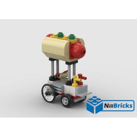 NOTICE DE MONTAGE NILLBRICKS LEGO MINI STAND HOT DOG : NM00336