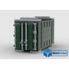 NOTICE DE MONTAGE NILLBRICKS LEGO CONTENEUR 2 VERT POUR WAGON 6  : NM00339