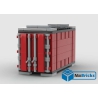 NOTICE DE MONTAGE NILLBRICKS LEGO CONTENEUR 5 ROUGE POUR WAGON 6  : NM00342