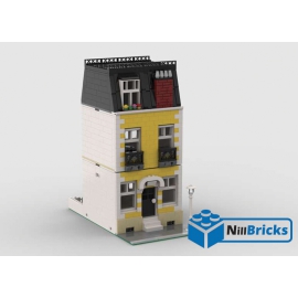 NOTICE DE MONTAGE NILLBRICKS LEGO MAISON DE VILLE 3 JAUNE : NM00352