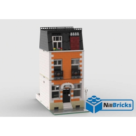 NOTICE DE MONTAGE NILLBRICKS LEGO MAISON DE VILLE 4 ORANGE : NM00353